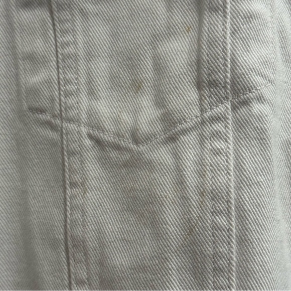 Dolls Kill Club Exx Rainbow Fringe Cropped Distressed Denim Jacket Size XXL - Picture 6 of 9